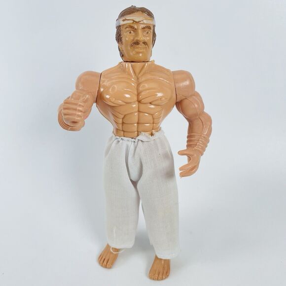 Ninja  And His Combat Master Chuck KO Action Figure Samurai 1986 Hang YIP Toy - Picture 1 of 10